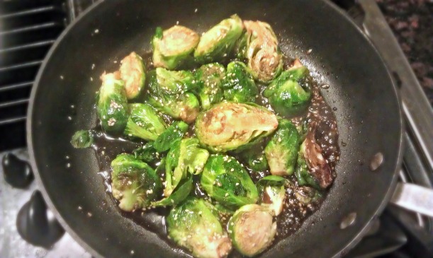 Sauteed Brussels