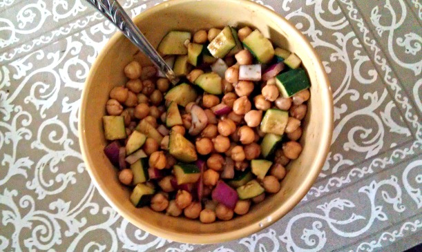 Chickpea and Cucumber Salad
