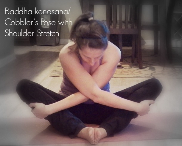 baddha konasana shoulder stretch